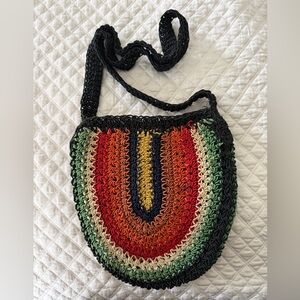* Vintage*
Colorful Crochet Shoulder Bag